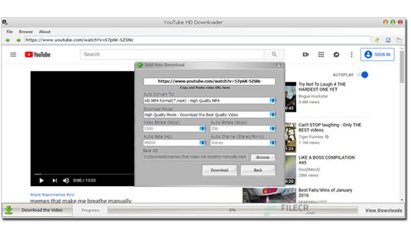 YouTube HD Downloader Crack