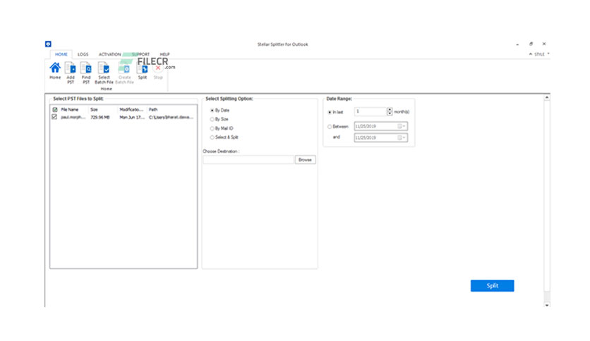 Stellar Splitter for Outlook Crack