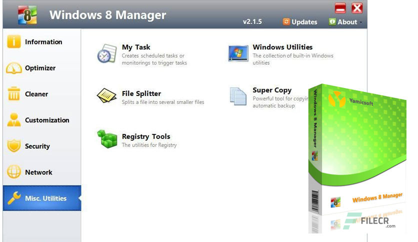 Yamicsoft-Windows-8-Manager-Free-Download