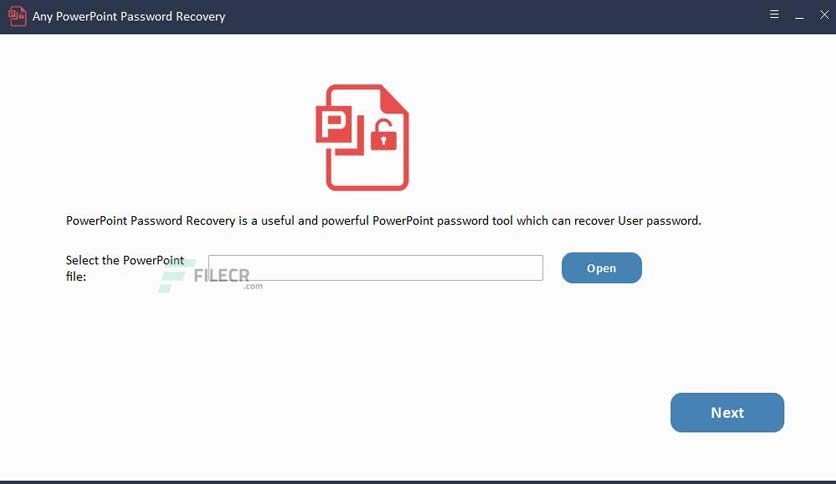 Any PowerPoint Password Recovery Crack