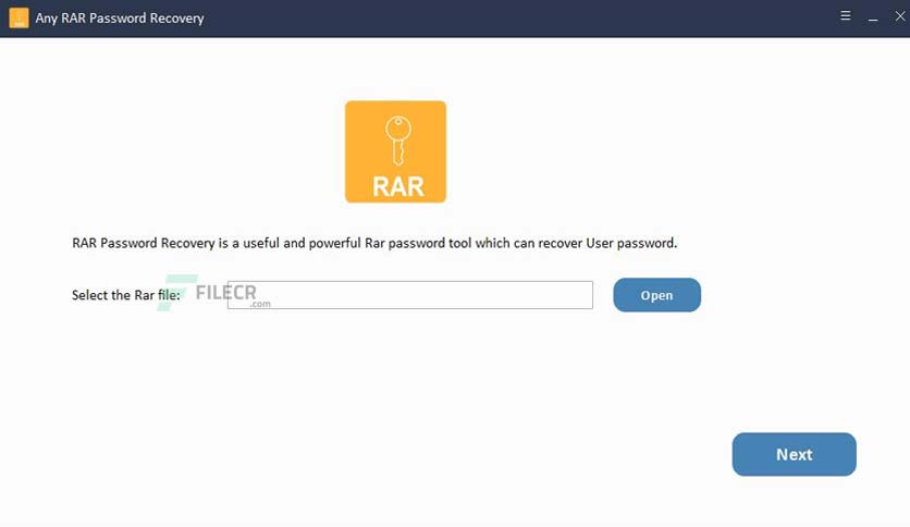 Any RAR Password Recovery Crack