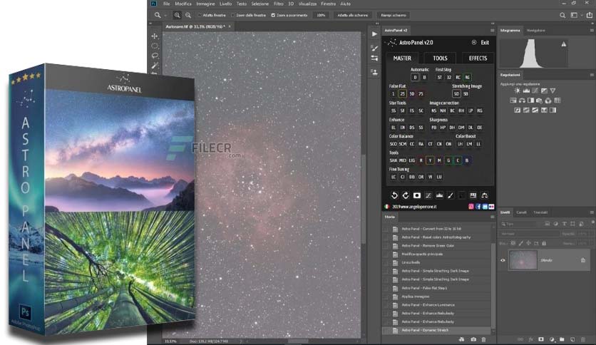 Astro Panel for Adobe Photoshop Crack
