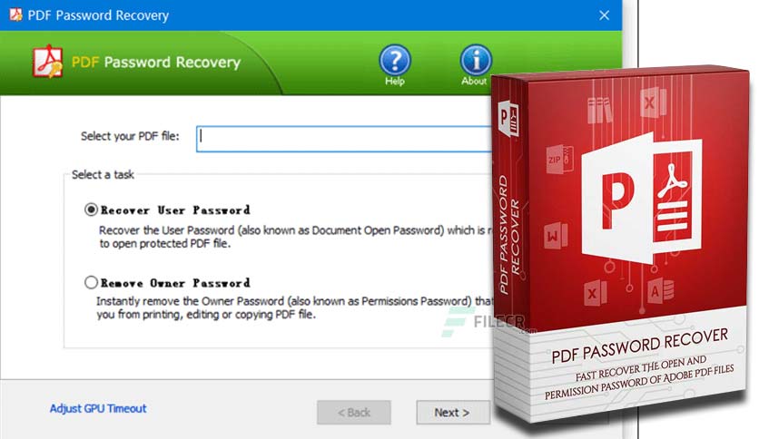 RecoverPassword PDF Password Recovery Pro Crack