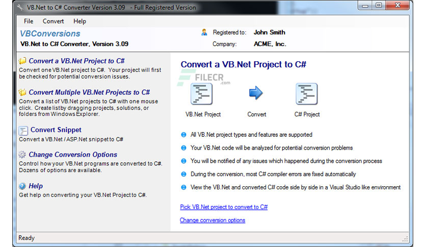 VB.Net to C Sharp Converter Crack