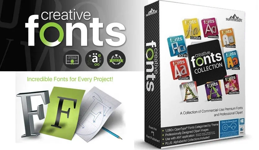 Summitsoft Creative Fonts Collection Crack