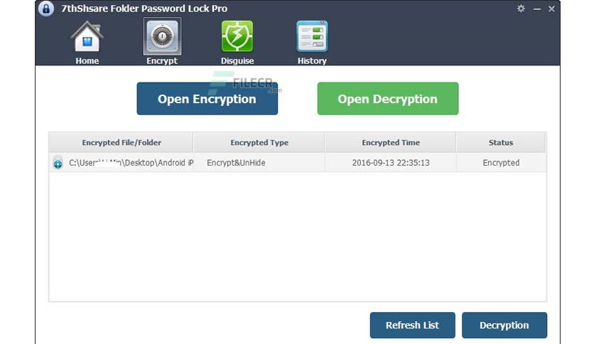 7thShare Folder Password Lock Pro Crack