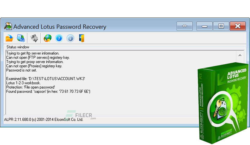 ElcomSoft Advanced Lotus Password Recovery Crack