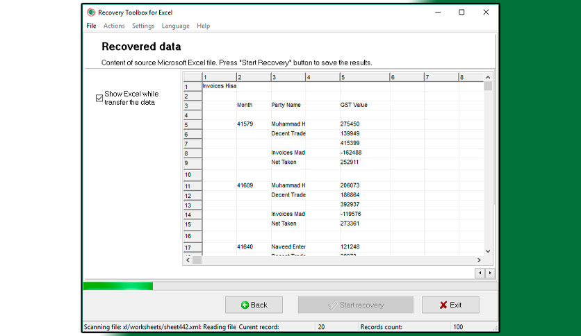 Recovery Toolbox for Excel Crack