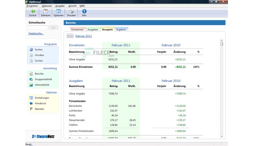 SoftwareNetz MyMoney Crack